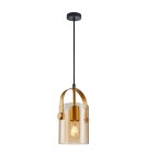 Lampy wiszące - ITALUX Nanesma Wisząca E27 1x40W Złoty PND-32453-1-GD+AMB - product 1