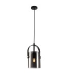 Lampy wiszące - ITALUX Nanesma Wisząca E27 1x40W Czarny PND-32453-1-BK+SG - product 1