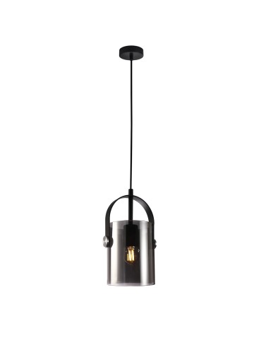 ITALUX Nanesma Wisząca E27 1x40W Czarny PND-32453-1-BK+SG