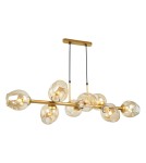 Lampy wiszące - ITALUX Borgo Wisząca E27 8x40W Złoty PND-30843-8 GD+AMB - product 1