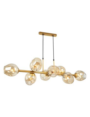 ITALUX Borgo Wisząca E27 8x40W Złoty PND-30843-8 GD+AMB