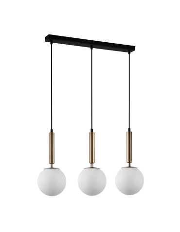 ITALUX Ravena Wisząca E27 3x10W Mosiądz PND-2324-3L GD+OPA