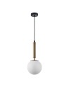 ITALUX Ravena Wisząca E27 1x10W Mosiądz PND-2324-1 GD+OPA