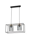 ITALUX Sinella Wisząca E27 2x40W Czarny PND-23231-2-BK+SG