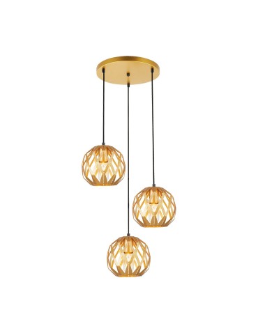 ITALUX Hilo Wisząca E27 3x40W Złoty PND-22341-3SA-GD
