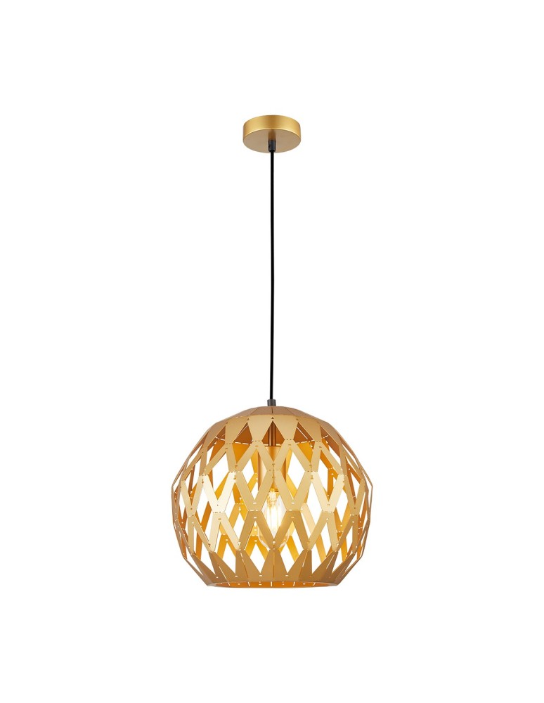 Lampy wiszące - ITALUX Hilo Wisząca E27 1x40W Złoty PND-22341-1L-GD - produkt kolory-swiatla.pl 1