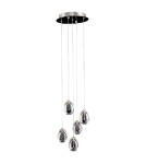 Lampy wiszące LED - ITALUX Huelto Wisząca LED zintegrowany 24W 3000K 1450lm Chrom PND-22112132-5A-CR - product 1