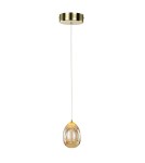 Lampy wiszące LED - ITALUX Huelto Wisząca LED zintegrowany 4.8W 3000K 290lm Złoty PND-22112132-1A-CHPN - product 1