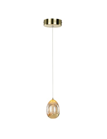 ITALUX Huelto Wisząca LED zintegrowany 4.8W 3000K 290lm Złoty PND-22112132-1A-CHPN