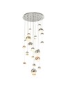 ITALUX Mocado Wisząca LED zintegrowany 147.6W 3000K 8860lm Złoty PND-13112146-27A-CHPN