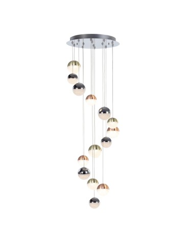 ITALUX Mocado Wisząca LED zintegrowany 58.8W 3000K 3528lm Chrom PND-13112146-14A-CR
