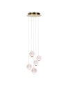 ITALUX Rosario Wisząca LED zintegrowany 21W 3200K 1400lm Złoty PND-12220121-5A-GD