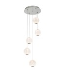Lampy wiszące LED - ITALUX Rosario Wisząca LED zintegrowany 21W 3200K 1400lm Chrom PND-12220121-5A-CR - product 1