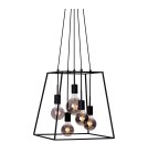 Lampy wiszące loftowe - ITALUX Almodovi Wisząca E27 6x20W Czarny PND-11532-5-BL - product 1