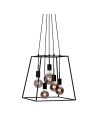 ITALUX Almodovi Wisząca E27 6x20W Czarny PND-11532-5-BL