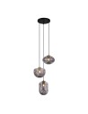 ITALUX Hatella Wisząca E27 3x40W Miedziany/Czarny PND-112038-3A-BRO+SG