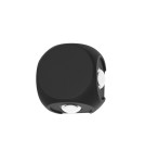 Kinkiety zewnętrzne - ITALUX Porso Zewnętrzna Ścienna LED zintegrowany 4W 4000K 260lm IP54 Czarny PL-461 - produkt 1