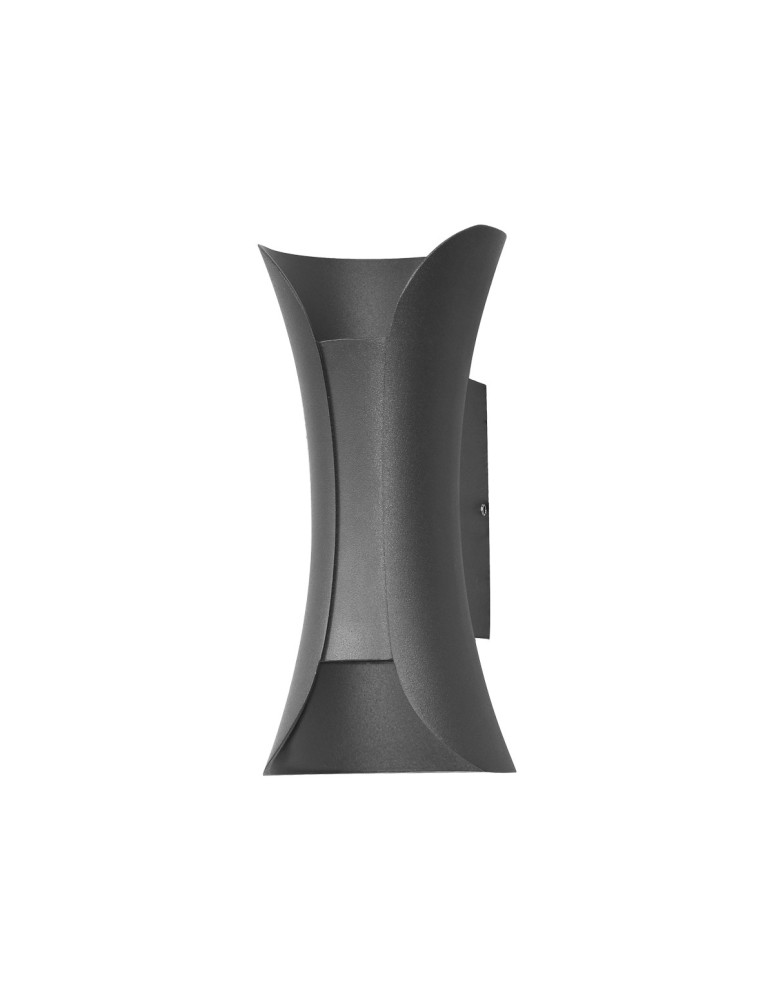 Kinkiety zewnętrzne - ITALUX Dante Zewnętrzna Ścienna LED zintegrowany 6W 4000K 330lm IP54 Czarny PL-356-S - produkt kolory-swiatla.pl 1