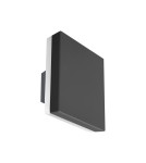 Kinkiety zewnętrzne - ITALUX Viano Zewnętrzna Ścienna LED zintegrowany 12W 4000K 860lm IP54 Czarny PL-271 - produkt 1
