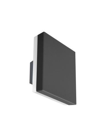 ITALUX Viano Zewnętrzna Ścienna LED zintegrowany 12W 4000K 860lm IP54 Czarny PL-271