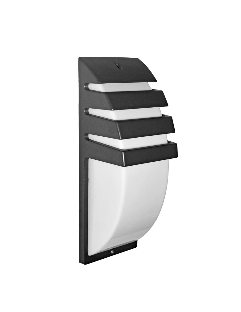 Kinkiety zewnętrzne - ITALUX Mona Zewnętrzna Ścienna LED zintegrowany 4W 4000K 120lm IP54 Czarny PL-246 - produkt kolory-swiatla.pl 1