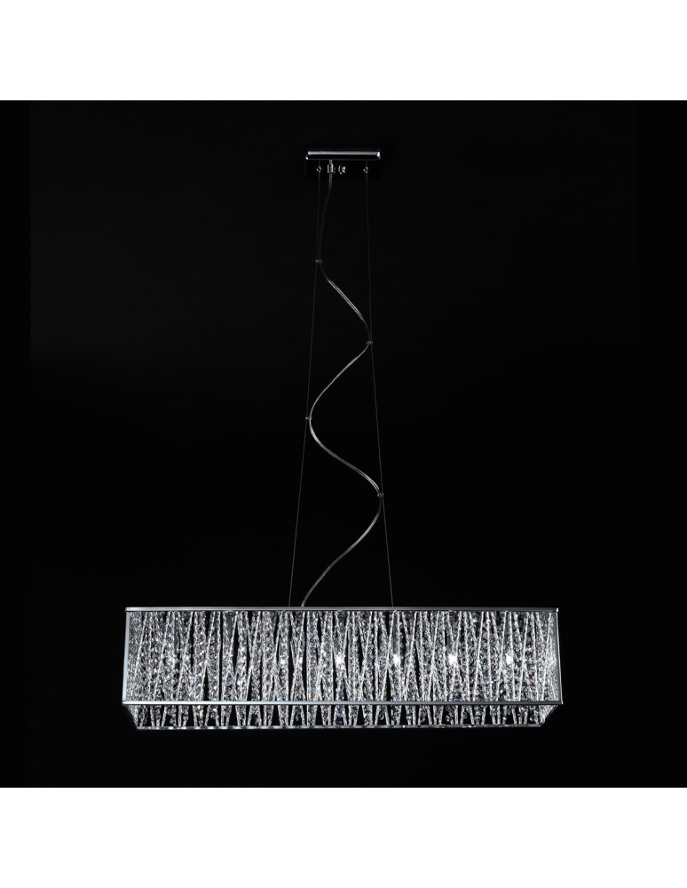 Lampy wiszące - ITALUX Vanessa Wisząca G9 7x42W Chrom P0282-07L-F4QL - produkt kolory-swiatla.pl 1