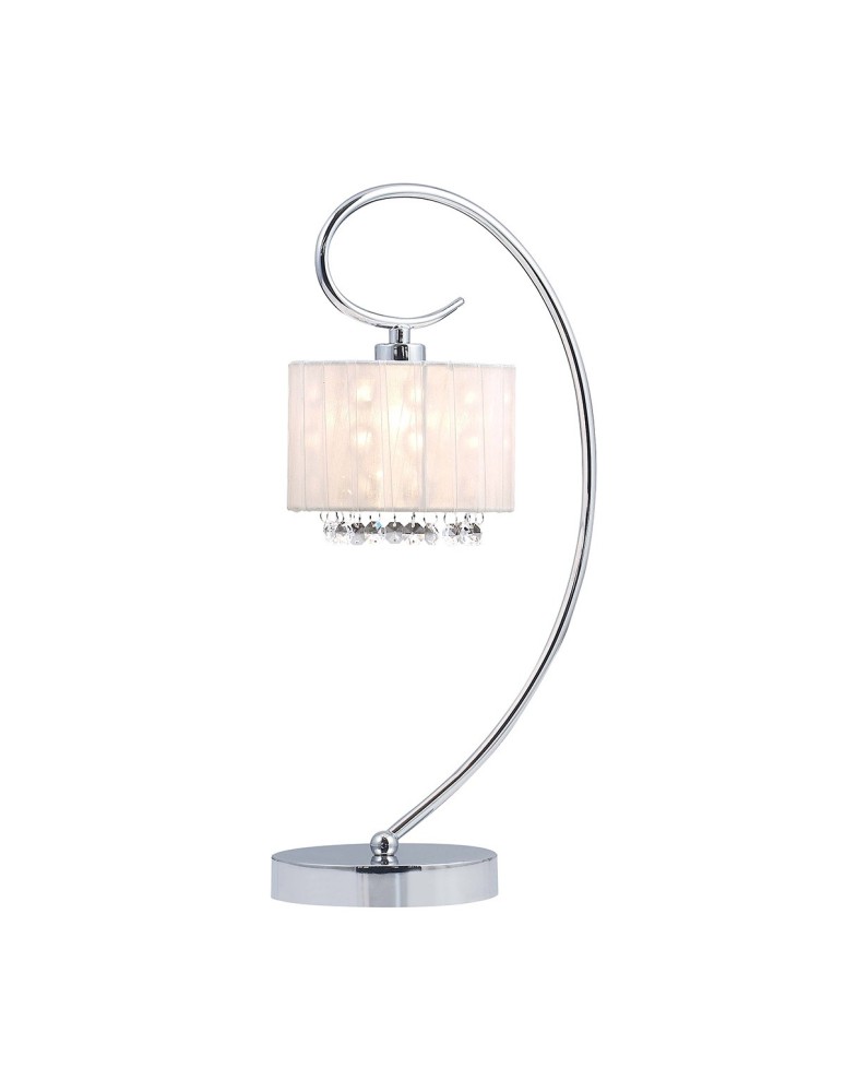 Lampy stołowe - ITALUX Span Biurkowa E14 1x40W Chrom MTM1583/1 WH - produkt kolory-swiatla.pl 1