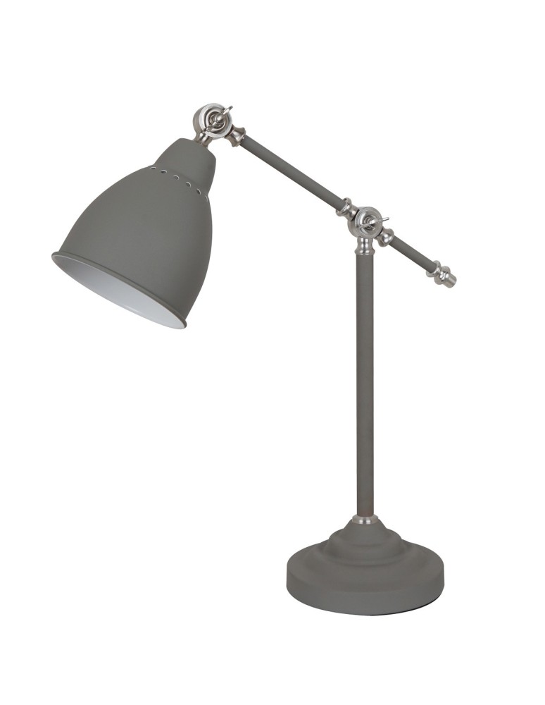 Lampy stołowe do czytania - ITALUX Sonny Biurkowa E27 1x60W Szary MT-HN2054-1-GR - produkt kolory-swiatla.pl 1
