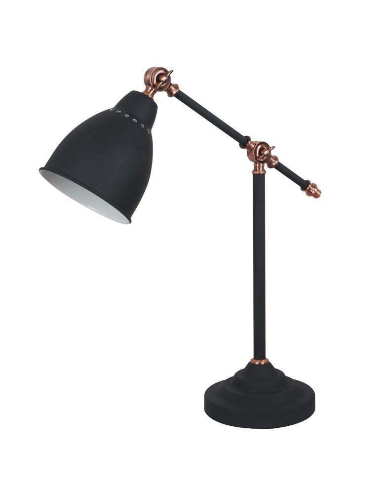 Lampy stołowe do czytania - ITALUX Sonny Biurkowa E27 1x60W Grafitowy/Czerwony MT-HN2054-1-B - produkt kolory-swiatla.pl 1