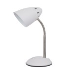 Lampy stołowe dziecięce - ITALUX Cosmic Biurkowa E27 1x60W Biały/Nikiel MT-HN2013-WH+S.NICK - product 1