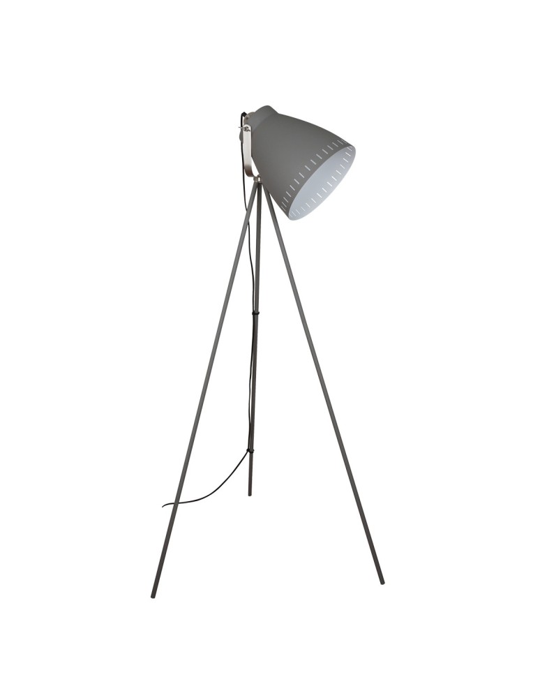 Lampy podłogowe trójnóg - ITALUX Franklin Stojąca E27 1x60W Szary ML-HN3068-GR+S.NICK - produkt kolory-swiatla.pl 1