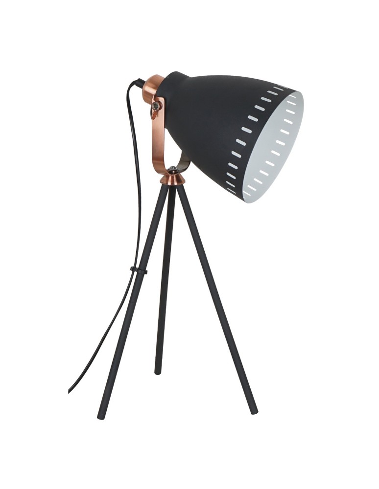Lampy stołowe do czytania - ITALUX Franklin Stojąca E27 1x60W Grafitowy/Czerwony ML-HN2278-B+RC - produkt kolory-swiatla.pl 1