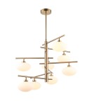 Lampy wiszące w kolorze mosiądz - ITALUX Fiorenzo Wisząca G9 8x25W Mosiądz MDM3661-8 BRO+W - product 1