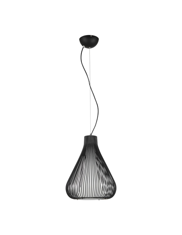 Lampy wiszące - ITALUX Inksis Wisząca E27 1x60W Czarny MDM2245-1 - produkt kolory-swiatla.pl 1