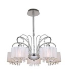 Żyrandole glamour - ITALUX Span Wisząca E14 5x40W Chrom MDM1583/5 WH - product 1