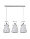 ITALUX Franklin Wisząca E27 3x60W Biały/Nikiel MD-HN8026S-3-WH+S.NICK