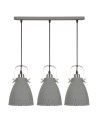 ITALUX Franklin Wisząca E27 3x60W Szary MD-HN8026S-3-GR+S.NICK
