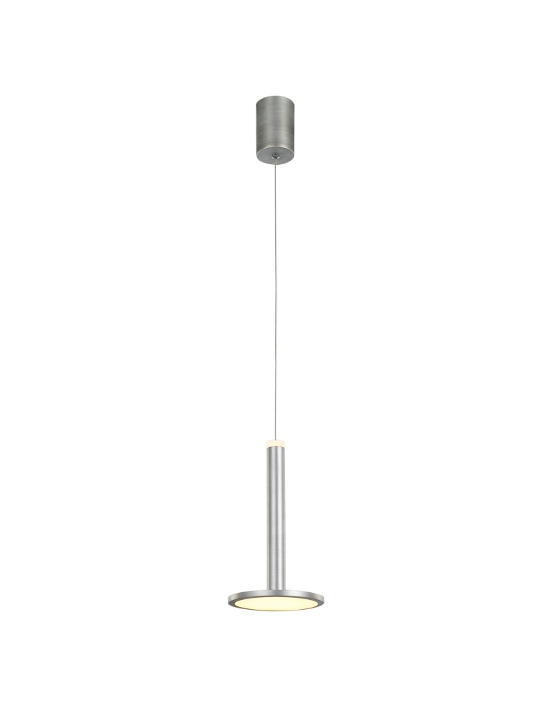 Lampy wiszące LED - ITALUX Oliver Wisząca LED zintegrowany 12W 3000K 415lm Nikiel MD17033012-1A S.NICK - produkt kolory-swiatla.pl 1