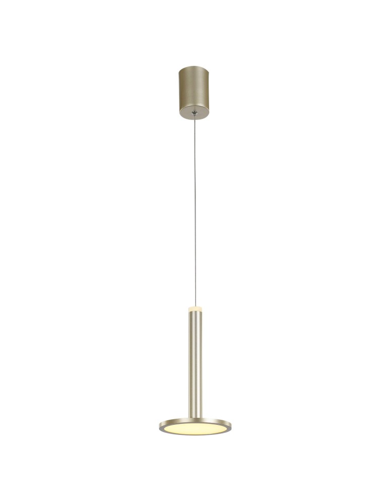 Lampy wiszące LED - ITALUX Oliver Wisząca LED zintegrowany 12W 3000K 415lm Złoty MD17033012-1A GOLD - produkt kolory-swiatla.pl 1