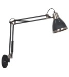 Kinkiety loftowe - industrialne - ITALUX Vera Kinkiet E27 1x40W Czarny MB-HN5069 BL+S.NICK - product 1