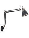 ITALUX Vera Kinkiet E27 1x40W Czarny MB-HN5069 BL+S.NICK