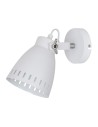 ITALUX Franklin Kinkiet E27 1x60W Biały/Nikiel MB-HN5050-1-WH+S.NICK