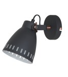 Kinkiety loftowe - industrialne - ITALUX Franklin Kinkiet E27 1x60W Grafitowy/Czerwony MB-HN5050-1-B+RC - product 1