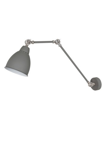 ITALUX Sonny Kinkiet E27 1x60W Szary MB-HN5011-1-GR