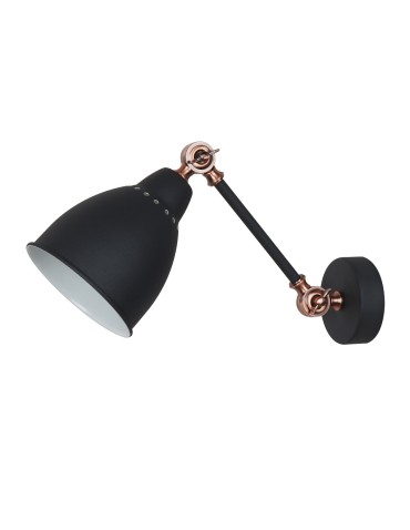 ITALUX Sonny Kinkiet E27 1x60W Grafitowy MB-HN5010-1-B