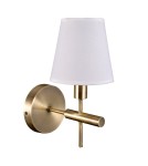 Kinkiety z abażurem - ITALUX Balter Kinkiet E14 1x40W Złoty MB38482-1 - product 1