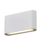 Kinkiety łazienkowe - ITALUX Ricky Kinkiet LED zintegrowany 10W 3000K 700lm IP44 Biały MB2020L - product 1