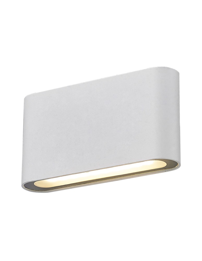 Kinkiety łazienkowe - ITALUX Ricky Kinkiet LED zintegrowany 10W 3000K 700lm IP44 Biały MB2020L - produkt kolory-swiatla.pl 1