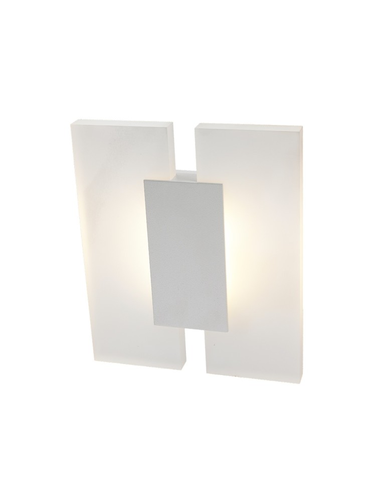 Kinkiety - ITALUX Jacob Kinkiet LED zintegrowany 6W 3000K 420lm Biały MB1070S - produkt kolory-swiatla.pl 1