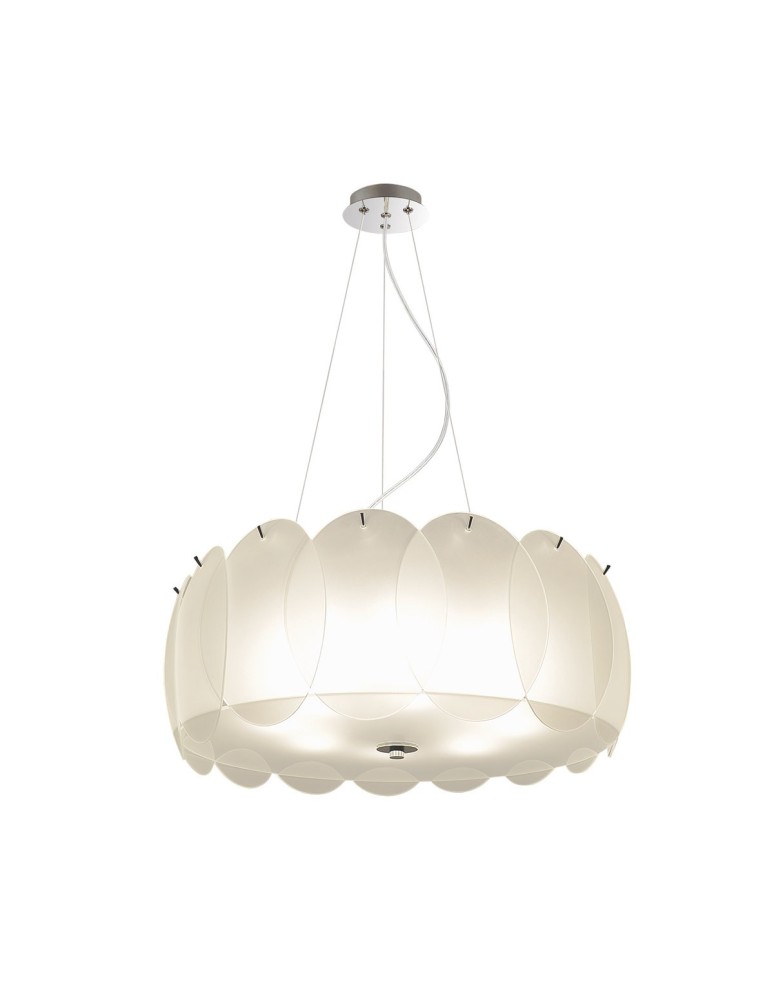 Lampy wiszące - ITALUX Esseo Wisząca E27 8x60W Biały MA04143C-008-01 - produkt kolory-swiatla.pl 1